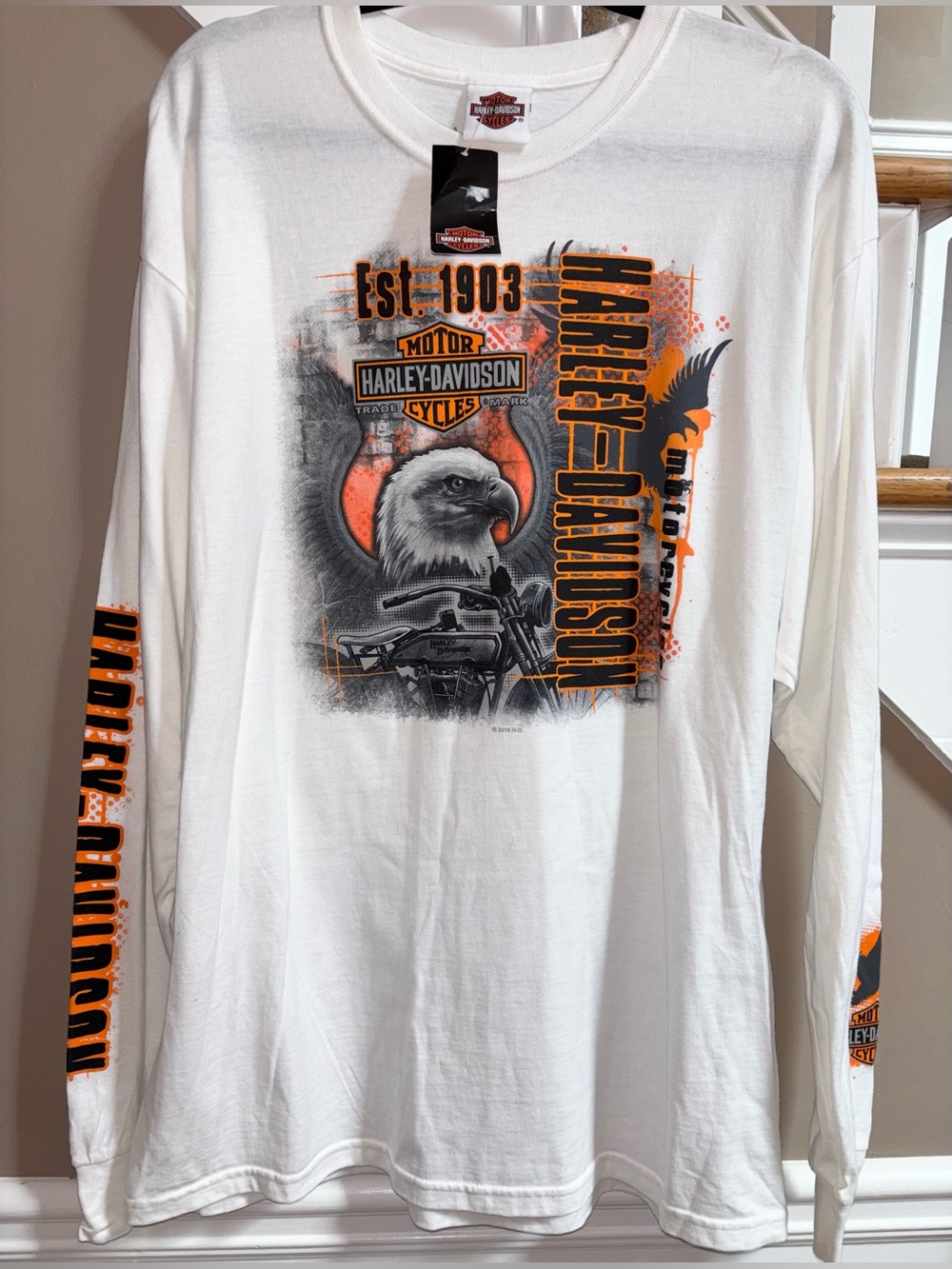 Harley Davidson Long Sleeve Tee NWT size XL Alabama